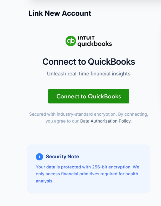 Connecting Audit Gen to QuickBooks Online